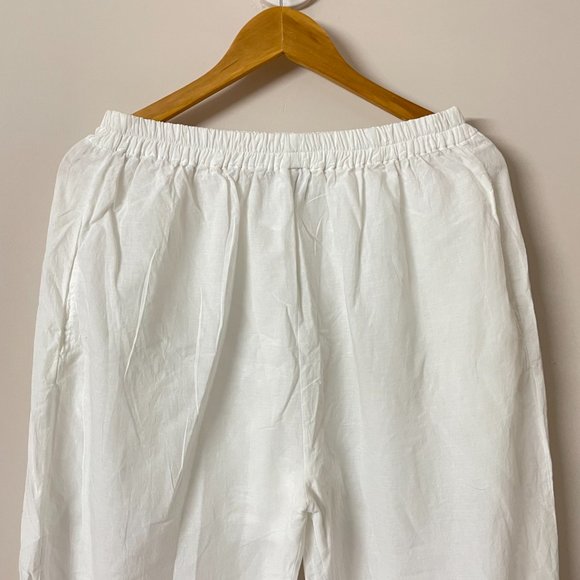 Medium- White 100% Cotton pants - Picture 3 of 4